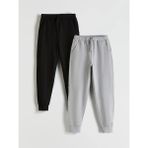 Lcw Kids Siyah Beli Lastikli Erkek Çocuk Jogger Eşofman Alt 2'li