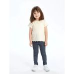 Lcw Kids Siyah Beli Lastikli Kız Bebek Jean Tayt