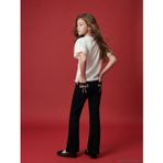 Lcw Kids Siyah İspanyol Paça Kız Çocuk Gabardin Pantolon