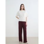Lcw Modest Bordo Beli Lastikli Geniş Paça Kadın Eşofman Altı