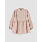 Lcw Modest Pembe Büzgülü Kadın Müslin Tunik