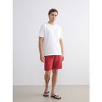 LCW SWIMWEAR Kırmızı Kısa Boy Basic Erkek Deniz Şortu