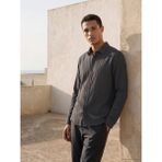 Lcw Vision Antrasit Regular Fit Erkek Krinkle Gömlek - XL