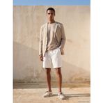 Lcw Vision Beyaz Regular Fit %100 Keten Erkek Şort
