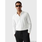 Lcw Vision Beyaz Slim Fit Erkek Basic Dokulu Gömlek