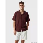 Lcw Vision Bordo Regular Fit Resort Yaka Müslin Erkek Gömlek