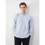 Lcw Vision Mavi Slim Fit Uzun Kollu Oxford Erkek Gömlek