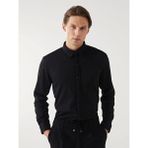 Lcw Vision Siyah Slim Fit Uzun Kollu Erkek Gömlek