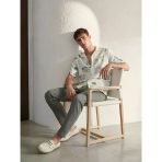 Lcw Vision Yeşil Regular Fit Resort Yaka Desenli Erkek Gömlek
