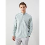 Lcw Vision Yeşil Slim Fit Uzun Kollu Oxford Erkek Gömlek - 3XL