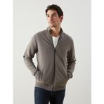 Lcwaıkıkı Basic Kahverengi Dik Yaka Erkek Sweatshirt