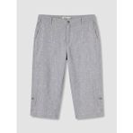 Lcwaıkıkı Classic Gri Regular Fit Keten Karışımlı Erkek Şort