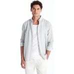 Lcwaıkıkı Classic Gri Regular Fit Uzun Kollu Çizgili Erkek Gömlek