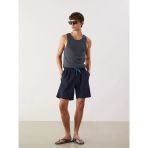 Lcwaıkıkı Classic Indigo Diz Hizası Boy Basic Erkek Deniz Şortu
