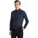 Lcwaıkıkı Classic Lacivert Regular Fit Poplin Erkek Gömlek
