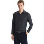 Lcwaıkıkı Formal Antrasit Slim Fit Uzun Kollu Armürlü Erkek Gömlek