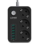 LDNIO SE3631 3Lü 5V 3.4A 6 Portlu Usb Çıkışlı 1.6 m Grup Priz