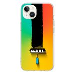 Le Balvo İphone 13/14 Uyumlu Boya Rulosu Baskılı Silikon Kılıf