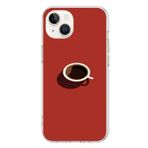 Le Balvo İphone 13/14 Uyumlu Sade Kahve Kupası Baskılı Silikon Kılıf