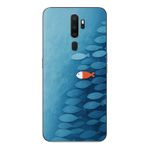 Le Balvo Oppo A5 2020 Uyumlu Balıklar Yüzüyor Baskılı Silikon Kılıf