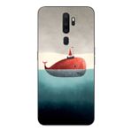 Le Balvo Oppo A5 2020 Uyumlu Balina Baskılı Silikon Kılıf