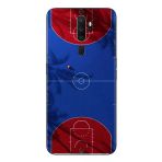 Le Balvo Oppo A5 2020 Uyumlu Basketbol Sahası Baskılı Silikon Kılıf