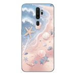 Le Balvo Oppo A5 2020 Uyumlu Deniz Yıldızı Kumsalı Baskılı Silikon Kılıf