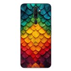 Le Balvo Oppo A5 2020 Uyumlu Efsun Renk Demeti Baskılı Silikon Kılıf