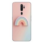 Le Balvo Oppo A5 2020 Uyumlu Gökkuşağı Pastel Baskılı Silikon Kılıf