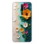 Le Balvo Oppo A5 2020 Uyumlu Güzel Modern Çiçekler Baskılı Silikon Kılıf
