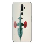 Le Balvo Oppo A5 2020 Uyumlu Japon Şemsiyesi Baskılı Silikon Kılıf