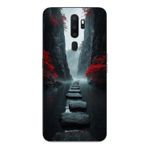Le Balvo Oppo A5 2020 Uyumlu Karanlık Yolu Baskılı Silikon Kılıf