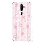 Le Balvo Oppo A5 2020 Uyumlu Kurdeleli Kediler Baskılı Silikon Kılıf