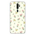 Le Balvo Oppo A5 2020 Uyumlu Lale Çiçekleri Baskılı Silikon Kılıf