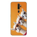 Le Balvo Oppo A5 2020 Uyumlu Lamalar Baskılı Silikon Kılıf