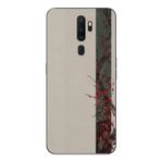 Le Balvo Oppo A5 2020 Uyumlu Sade Sonbahar Sarmaşık Baskılı Silikon Kılıf