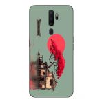 Le Balvo Oppo A5 2020 Uyumlu Sahil Evi Baskılı Silikon Kılıf