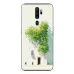 Le Balvo Oppo A5 2020 Uyumlu Sarmaşıklı Ev Baskılı Silikon Kılıf