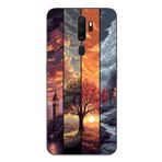 Le Balvo Oppo A5 2020 Uyumlu Sonbahar İlkbaharım Baskılı Silikon Kılıf