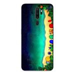 Le Balvo Oppo A5 2020 Uyumlu Tatil Kumsal Gecesi Baskılı Silikon Kılıf