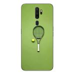 Le Balvo Oppo A5 2020 Uyumlu Tenis Raketi Baskılı Silikon Kılıf