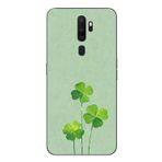 Le Balvo Oppo A5 2020 Uyumlu Üçlü Yonca Baskılı Silikon Kılıf