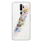 Le Balvo Oppo A5 2020 Uyumlu Yağlı Boya Kediler Baskılı Silikon Kılıf
