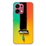 Le Balvo Oppo A6 PRO Uyumlu Boya Rulosu Baskılı Silikon Kılıf