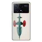 Le Balvo Poco X6 Pro Uyumlu Japon Şemsiyesi Baskılı Silikon Kılıf