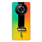 Le Balvo Realme 11 Pro Uyumlu Boya Rulosu Baskılı Silikon Kılıf