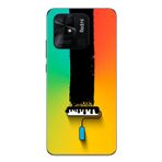 Le Balvo Redmi 10C Uyumlu Boya Rulosu Baskılı Silikon Kılıf