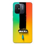 Le Balvo Redmi 12C Uyumlu Boya Rulosu Baskılı Silikon Kılıf
