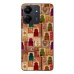 Le Balvo Redmi 13C Uyumlu Seccadeler Baskılı Silikon Kılıf