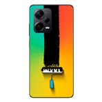 Le Balvo Redmi Note 12 Pro Plus Uyumlu Boya Rulosu Baskılı Silikon Kılıf